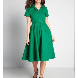 Green Swing Dress